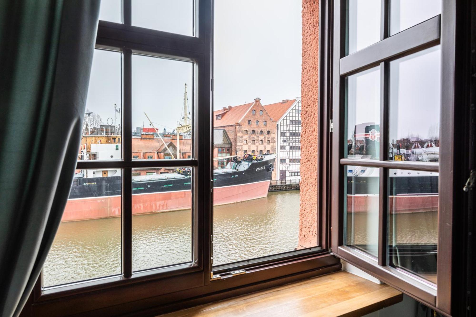 Motlawa Apartments - Old Town & River Viev, Fast Wifi Danzig Zimmer foto